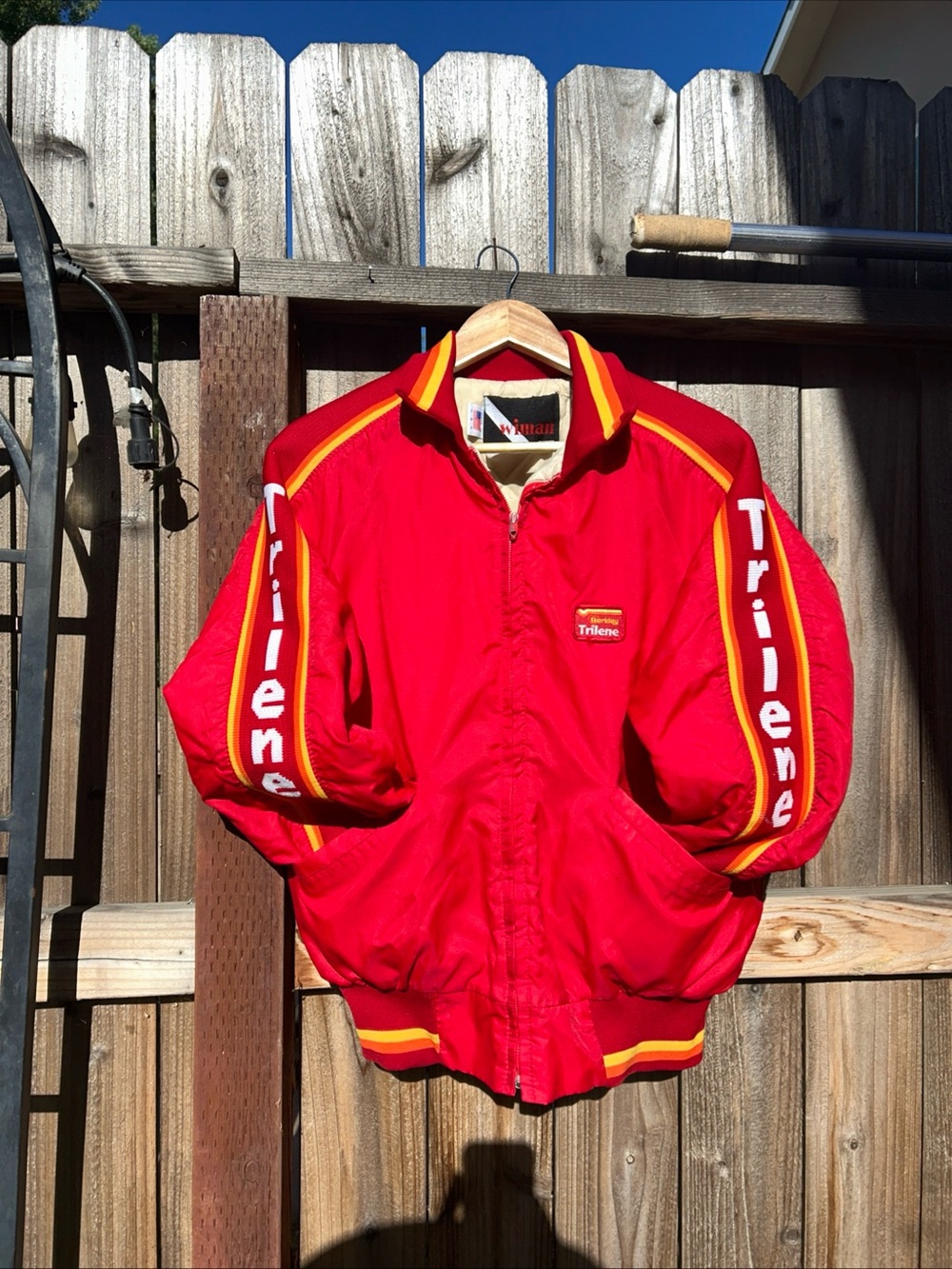 Berkeley Trilene 80’s Bomber fishing jacket size Large vintage fishing clothes